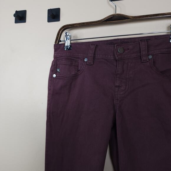 Miss Me Mid Rise Skinny Jeans in Dark Wine Size 28 - Picture 3 of 10